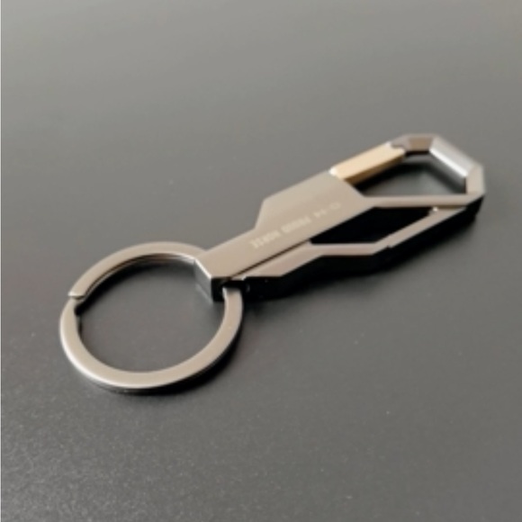 Car Key Chain Key Ring Business Keychain for Men, Black - Picture 6 of 9